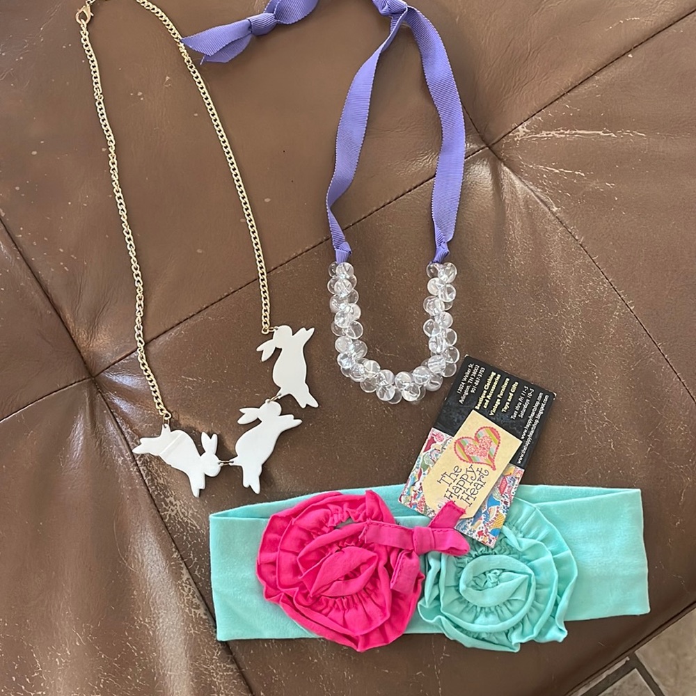 Girls accessories-necklaces & headband